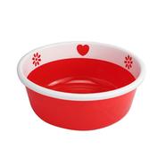 RFL Two Color Flower Bowl 15L Red - 76886
