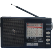 RK Super RK-908 8-Band Radio with USB SD Player and Torch Light