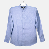 Rabbit Premium Quality Men’s Oxford Cotton Band collar Shirt JS 231