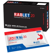 Rablet 20 mg 10's Strip Tablets icon