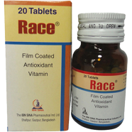 Race 6 mg Plus 200 m - 20's pack Tablet icon