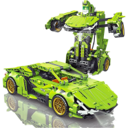 Racing Cars Building Blocks 2-in-1 Robot 721 PCS