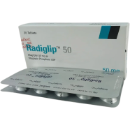 Radiglip 50 mg Tablet 10's Strip