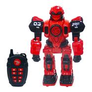 Radio-Controlled Robot Planet Warrior Red Three Stars