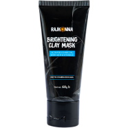 Rajkonna Brightening Clay Mask Activated Charcoal With Aloe and Vitamin E - 60g - 39299