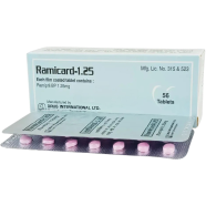 Ramicard 1.25mg Tablet 14's Strip