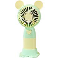 Random Design Cartoon Handheld Small USB Charging Fan For Student Desktop Outdoor