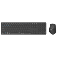 Rapoo 9800M Multi-Mode Wireless Keyboard And Mouse Combo-Darkgrey image