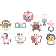 Rattle and Teether (11 Pcs Set ) Box (Any Color)