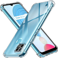 Realme C21Y C25Y Premium Silicone Case Crystal Clear Soft TPU Ultra-Thin Transparent Flexible Protective Mobile Phone Back Cover