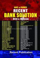 Recent Bank Solution (Govt. and Private) MCQ and Written