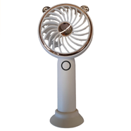 Rechargeable Desk Table Mini Fan White colour