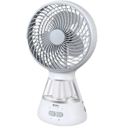 Rechargeable KM-F0296 Handheld Fan With Led Light Base