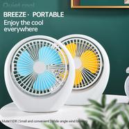 Rechargeable Portable Lightweight Rotating Fan 6.5 Inch image