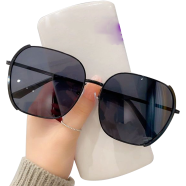 Rectangle Oversized Vintage Sunglasses for Women Big Frame Square icon