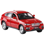 Red 1:26 Scale Diecast Bmw X6 Suv Model