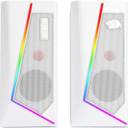Redragon GS520 Anvil 2.0 Channel RGB Speakers (White)