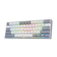 Redragon K617 Fizz RGB Red Switch White-Gray Gaming Keyboard