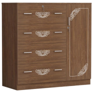 Regal Charly Laminated Board Wardrobe - 997706