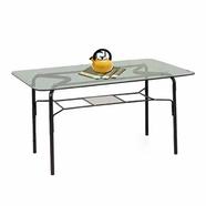 Regal Crescent Metal Dining Table | TDH-203-4-1-66 | - 812094