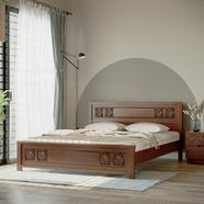 Regal Eden Wooden Double Bed|BDH-358-3-1-20 - 992074