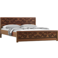 Regal Jamdani Bed Queen Size BDH-362-3-1-20 - 746201