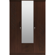 Regal Roma Wooden Three Door Almirah CBH-363-3-1-20 - 992490