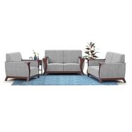 Regal Rome Grey Sofa Set - Wooden Sofa Set -347 ( 2 Plus 2 Plus 1) |