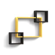 Regal Wall Shelf Craft Items HDC-301 Yellow And Black - 992825