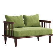 Regal Wooden Double Sofa - Havana - (SDC-351-3-1-20( Fabric - SF-2121) | - 992089
