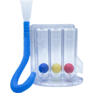 Rehabilitation Breathing Instructor Vital Power Exercise Three Ball Instruments Lung Function Breathing Practitioner (Any Colour).