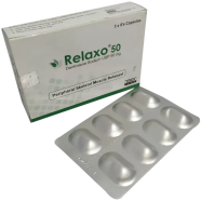 Relaxo 50mg Capsule 8's Strip icon