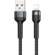Remax RC-124i Jany Series Aluminum Alloy Braided Data Cable for iPhone