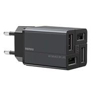 Remax RP-U43 4 USB Ports 3.4A Fast Charging Adapter (EU Plug)
