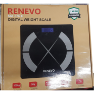 Renevo Digital Weight Scale LCD Display - Line Black - (MA 276 G) image