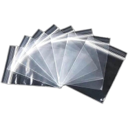 Resealable Poly Bags Magicalmai Clear Durable Zipper Baggies Thicken Plastic Zip Bags-2x2inch 100 pes