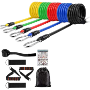 Resistance Bands set, Stackable Exercise Bands with Handles icon