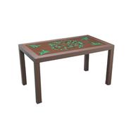 Rfl Caino Dinner Table 6 Seat P/L Print Knot - EB - 880987