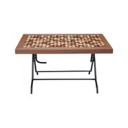 Rfl Caino Dinner Table 6 Seat S/L Print Knot - EB - 881215