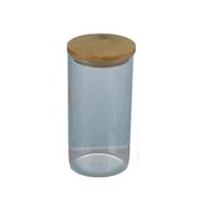 Rfl Crystal Jar With Bamboo Lid 1000 ML - 939280