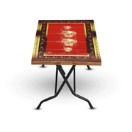 Rfl Deco Classic Table 4 Seat S/L Print Rock 3 - SW - 891068