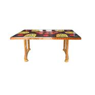 Rfl Deco Table 6 Seat P/L Print Runner - SW - 914704