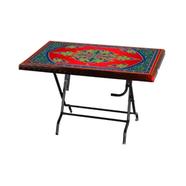 Rfl Deco Table 6 Seat S/L Print Indigo - RW - 939995