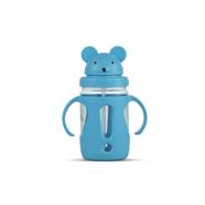 Rfl Mickey Water Bottle 400 ML - Trans And Light Blue - 838334