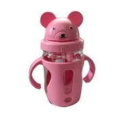 Rfl Mickey Water Bottle 400 ML - Trans And Light Pink - 838335