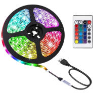 Rgb Led Strip Light 4 Color Variable Mode Lighting - 16 Feet image