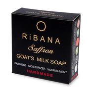 Ribana Saffron Goats Milk Soap - 110 gm