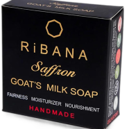 Ribana Saffron Goats Milk Soap - 110 gm