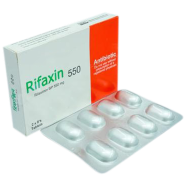 Rifaxin 550mg Tablet 8s Strip
