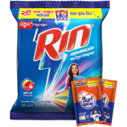 Rin Advanced Detergent Powder (2pcs 70gm Surf Excel Free) -1kg - 69621461 icon